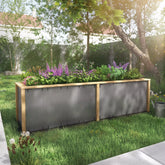 xSet Basismodul + Verlängerung "Elaine" Hochbeet Metall Rost Garten Terrasse