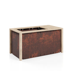 xSet Bewässerung "Eugenia" Hochbeet Metall Garten Terrasse Holz Bausatz Balkon