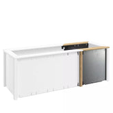 xSet Verlängerung "Julie" Hochbeet Metall Rost Garten Terrasse Holz Balkon