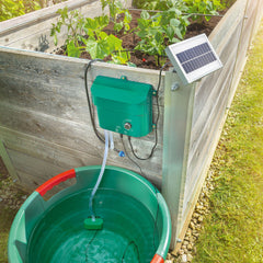 Solar Tröpfchenbewässerungsset "Water Drops" Garten Pumpe Akku Pflanzen Esotec